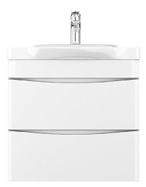 Am.Pm Мебель для ванной Like 65 L, подвесная, белый глянец	 – фотография-2